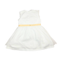 Robe blanche sans manche