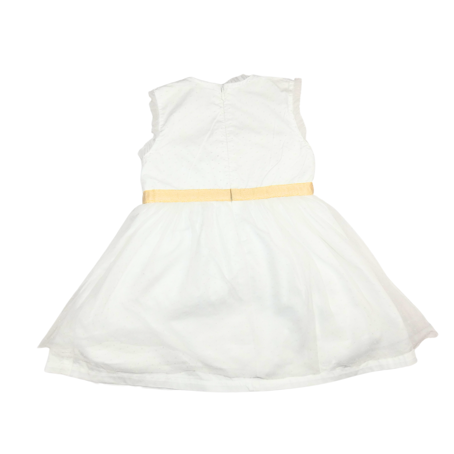 Robe blanche sans manche