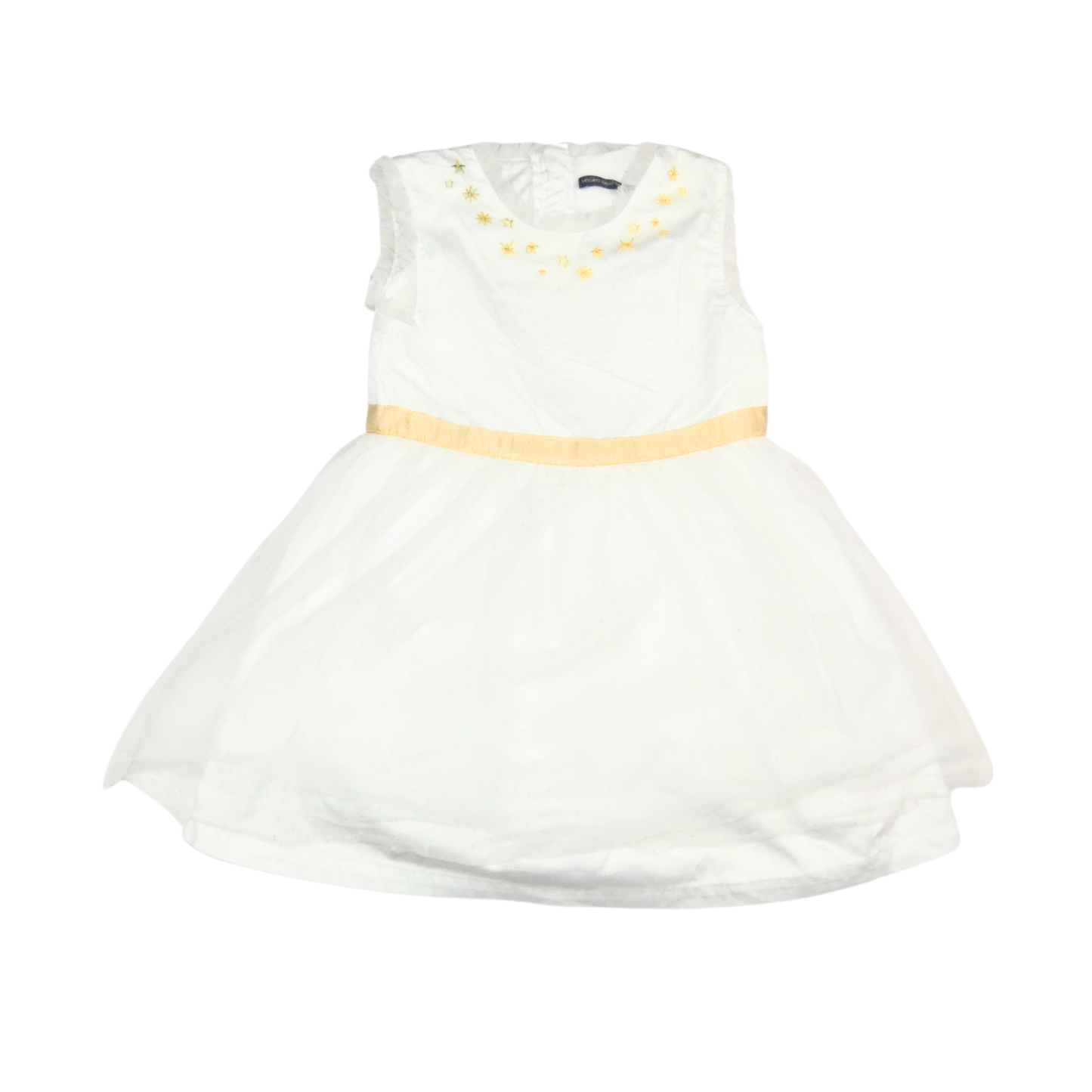 Robe blanche sans manche